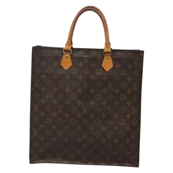 LOUIS VUITTON Monogram Sac Plat Hand Bag M51140 LV Auth 134427 - Picture 3 of 16